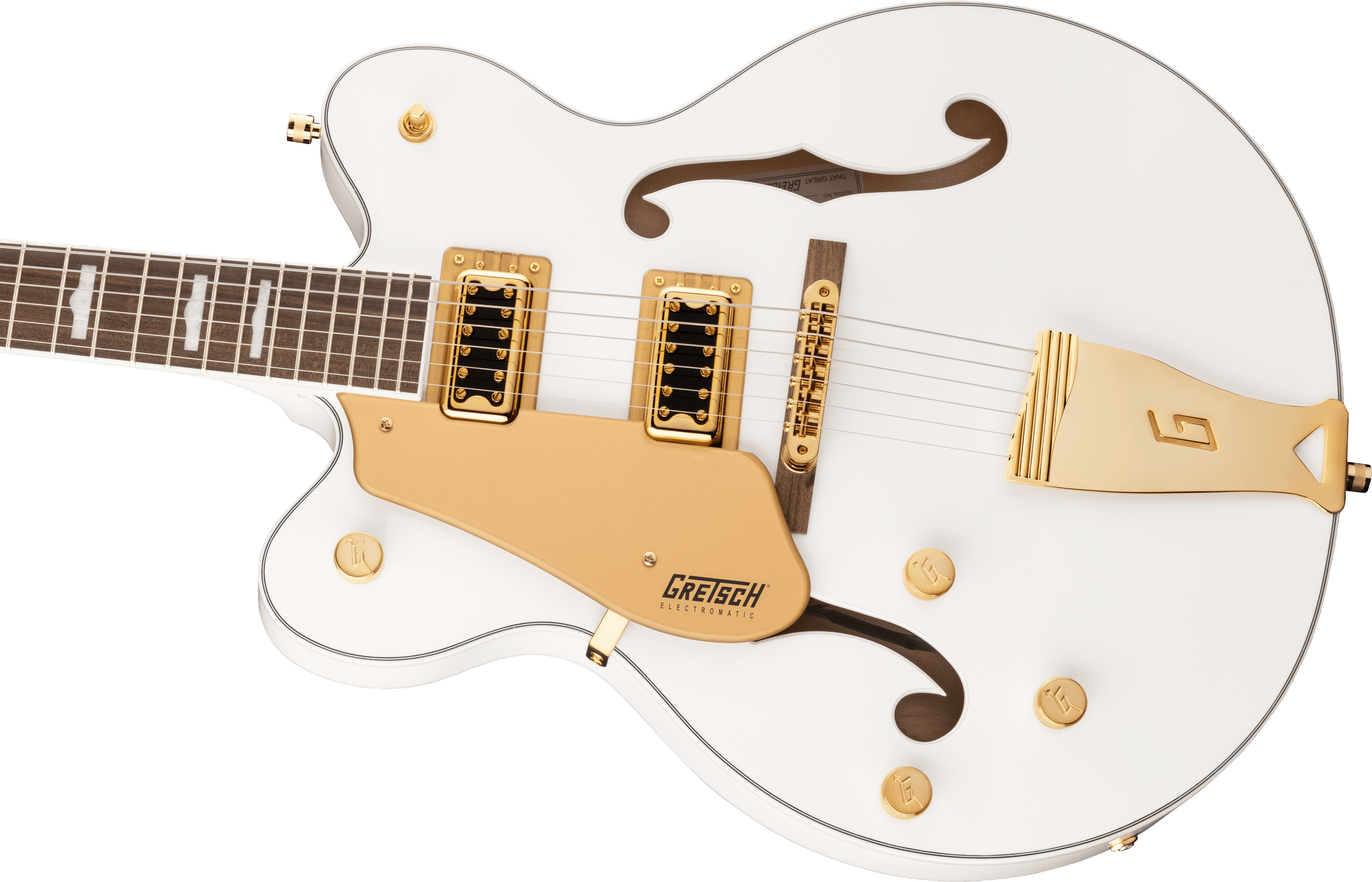 GRETSCH G5422GLH Electromatic Classic Hollow Body Double-Cut with Gold Hardware Left Handed Snowcrest White 2516227567