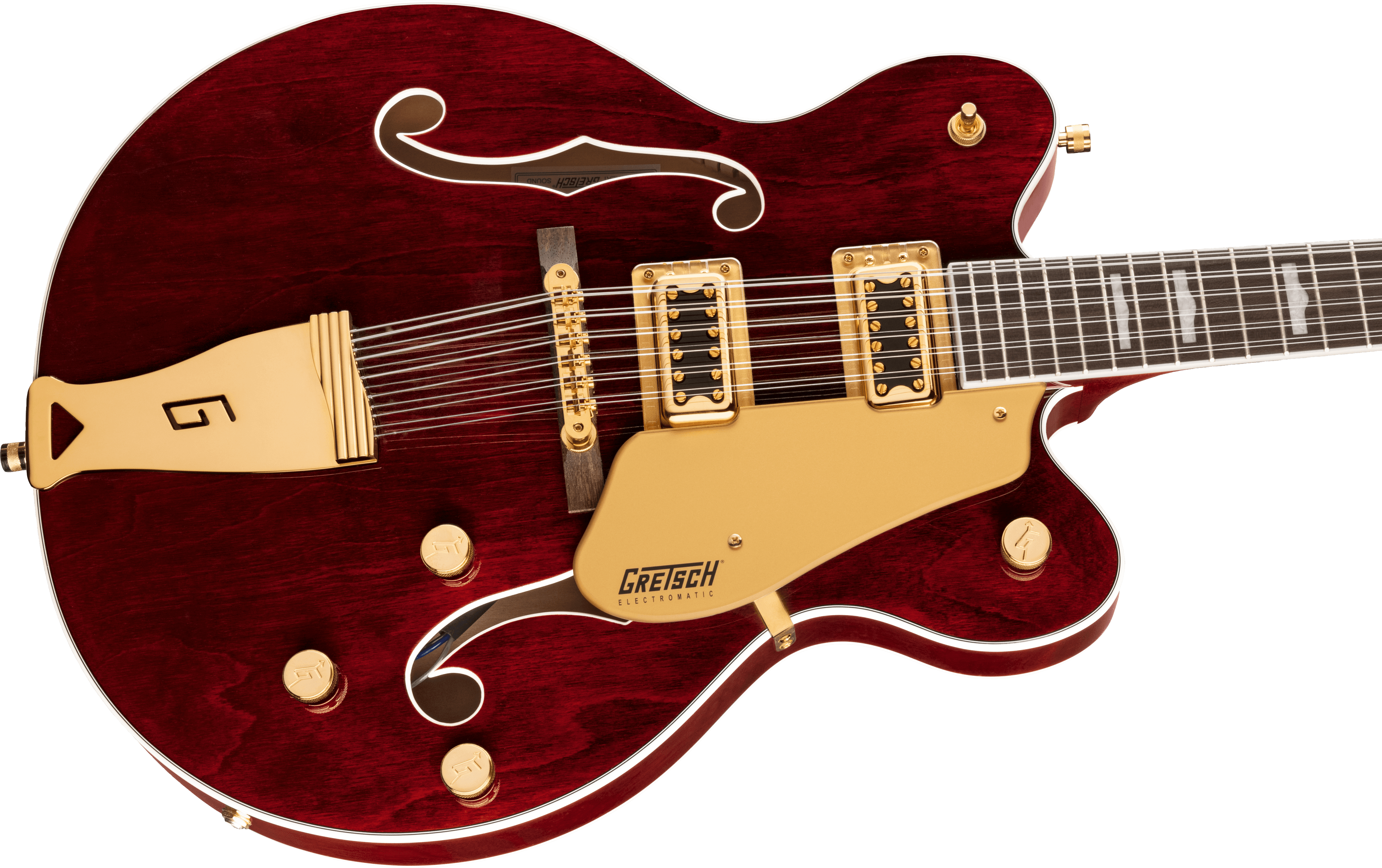 GRETSCH G5422G-12 Electromatic Classic Hollow Body Double-Cut 12 String with Gold Hardware Walnut Stain 2516319517 SERIAL NUMBER CYGC21101728 - 7.0 LBS
