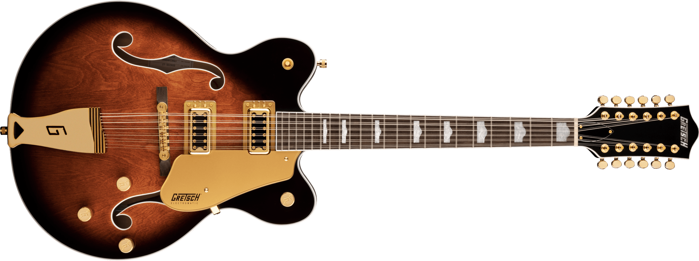 GRETSCH G5422G-12 Electromatic Classic Hollow Body Double-Cut 12 String with Gold Hardware Single Barrel Burst 2516319593