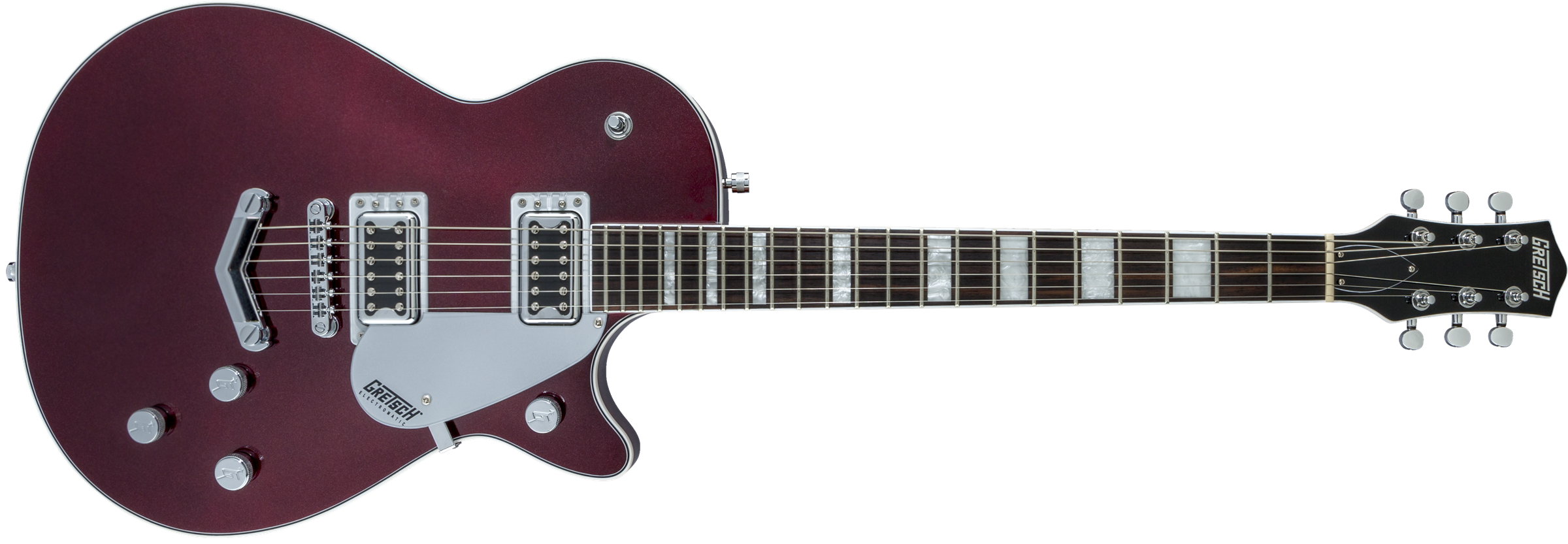 GRETSCH G5220 Electromatic® Jet™ BT Single-Cut with "V" Stoptail Black Walnut Fingerboard Dark Cherry Metallic