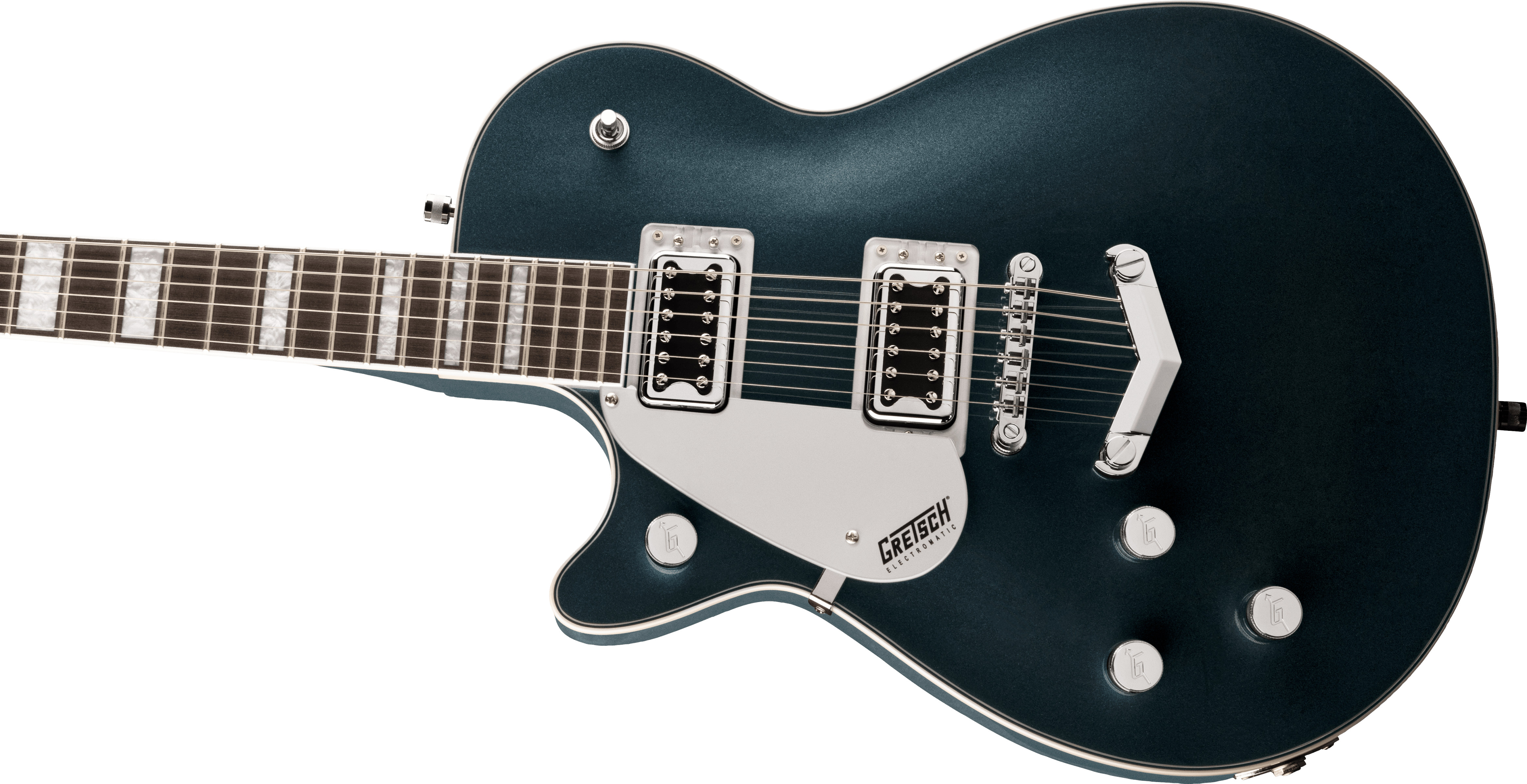 GRETSCH G5220LH Electromatic Jet BT Single-Cut with V-Stoptail Left Handed Jade Grey Metallic 2517120519