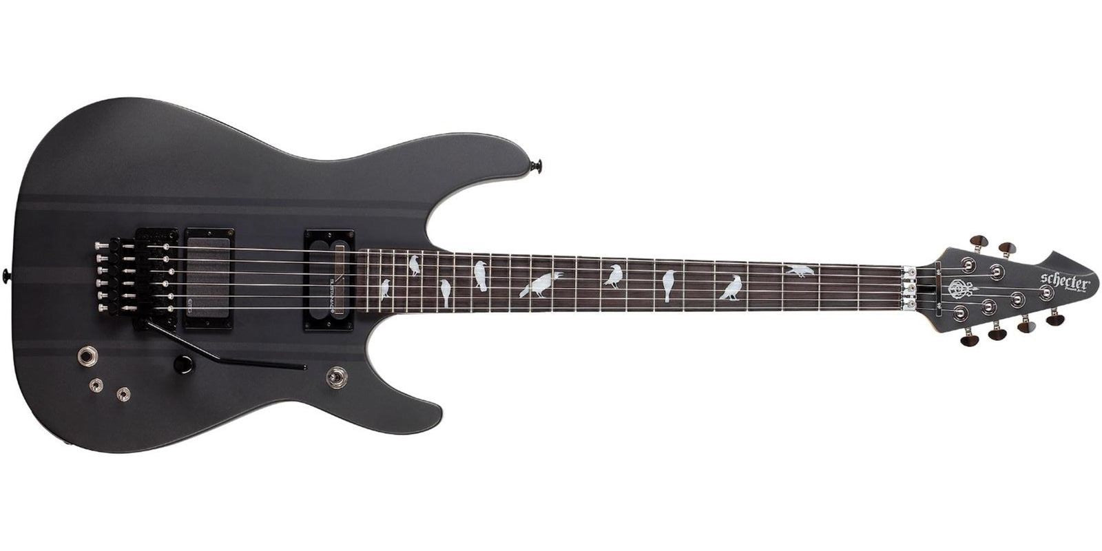 Schecter DJ Ashba Ebony Fretboard Solid Body Electric Guitar Satin Car L.A. Music