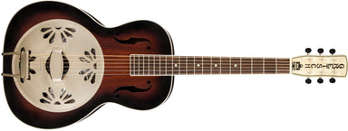 Gretsch G9240 Alligator Round-Neck, Mahogany Body Biscuit Cone Resonator Guitar, 2-Color Sunburst 2718010503 - L.A. Music - Canada's Favourite Music Store!