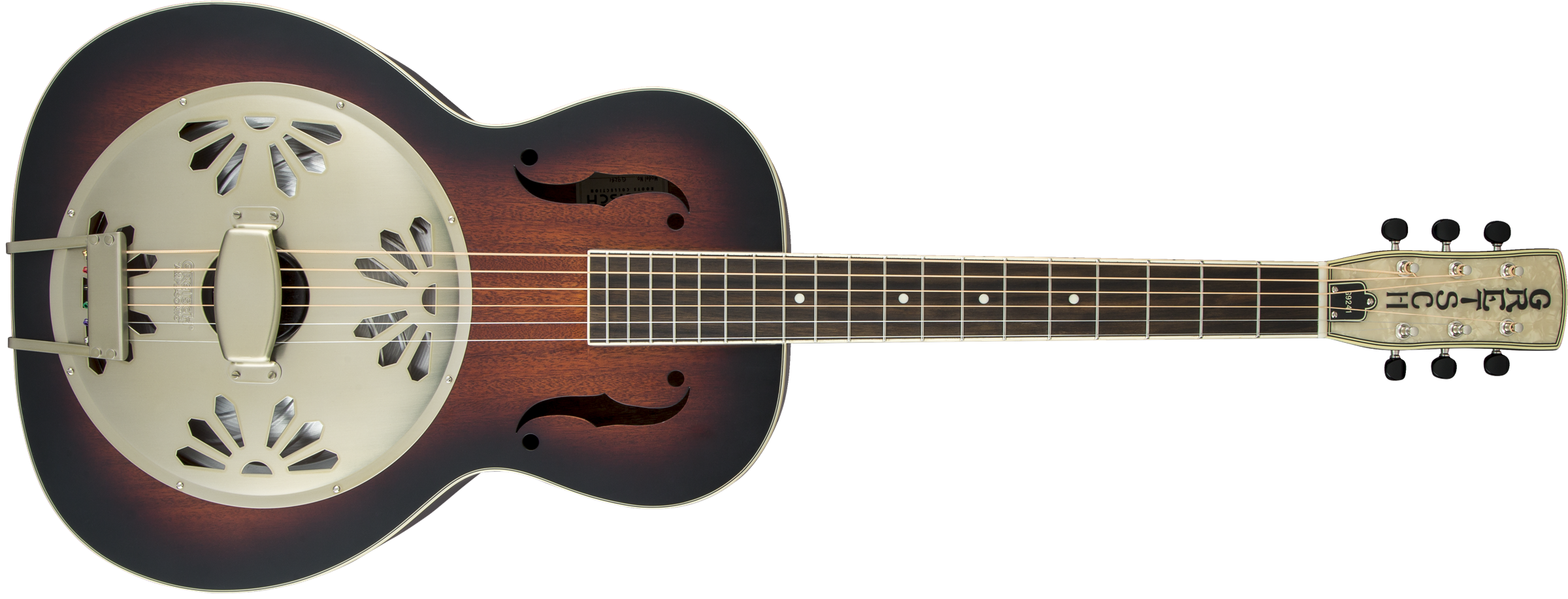 Gretsch G9241 Alligator Biscuit Round-Neck Resonator Guitar with Fishman Nashville Pickup - 2-Color Sunburst
