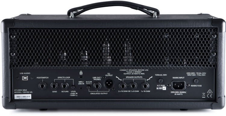 Blackstar HT20RHMKII 20 watt Tube Electric Guitar Head Amplifier