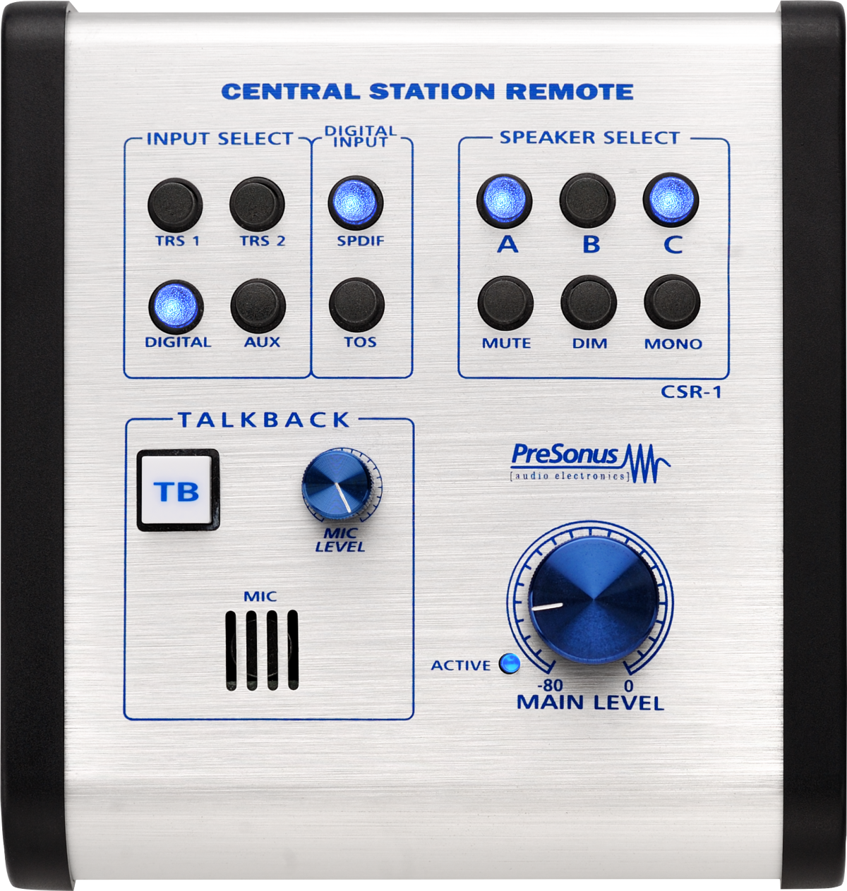 PreSonus Central Station PLUS Monitoring Controller Silver