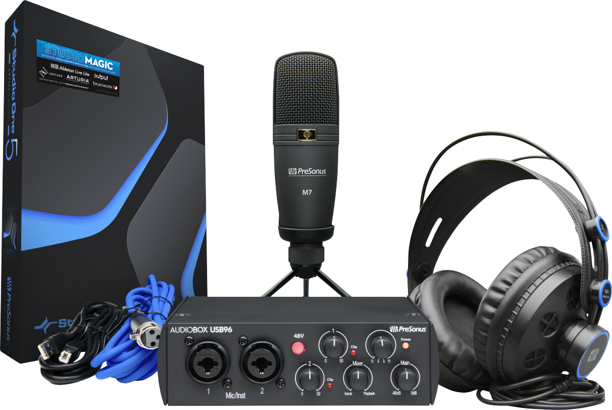 96k PreSonus® AudioBox® USB® 96K Studio - 25th Anniversary Edition, Black ...