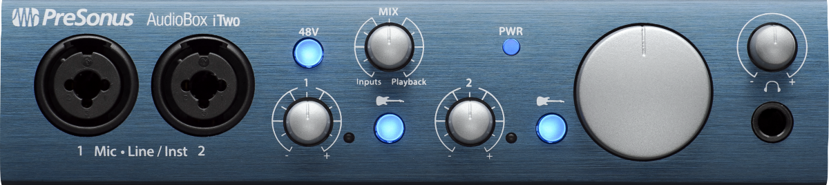 PreSonus® AudioBox® iTwo Studio, Black and Blue 2777700109