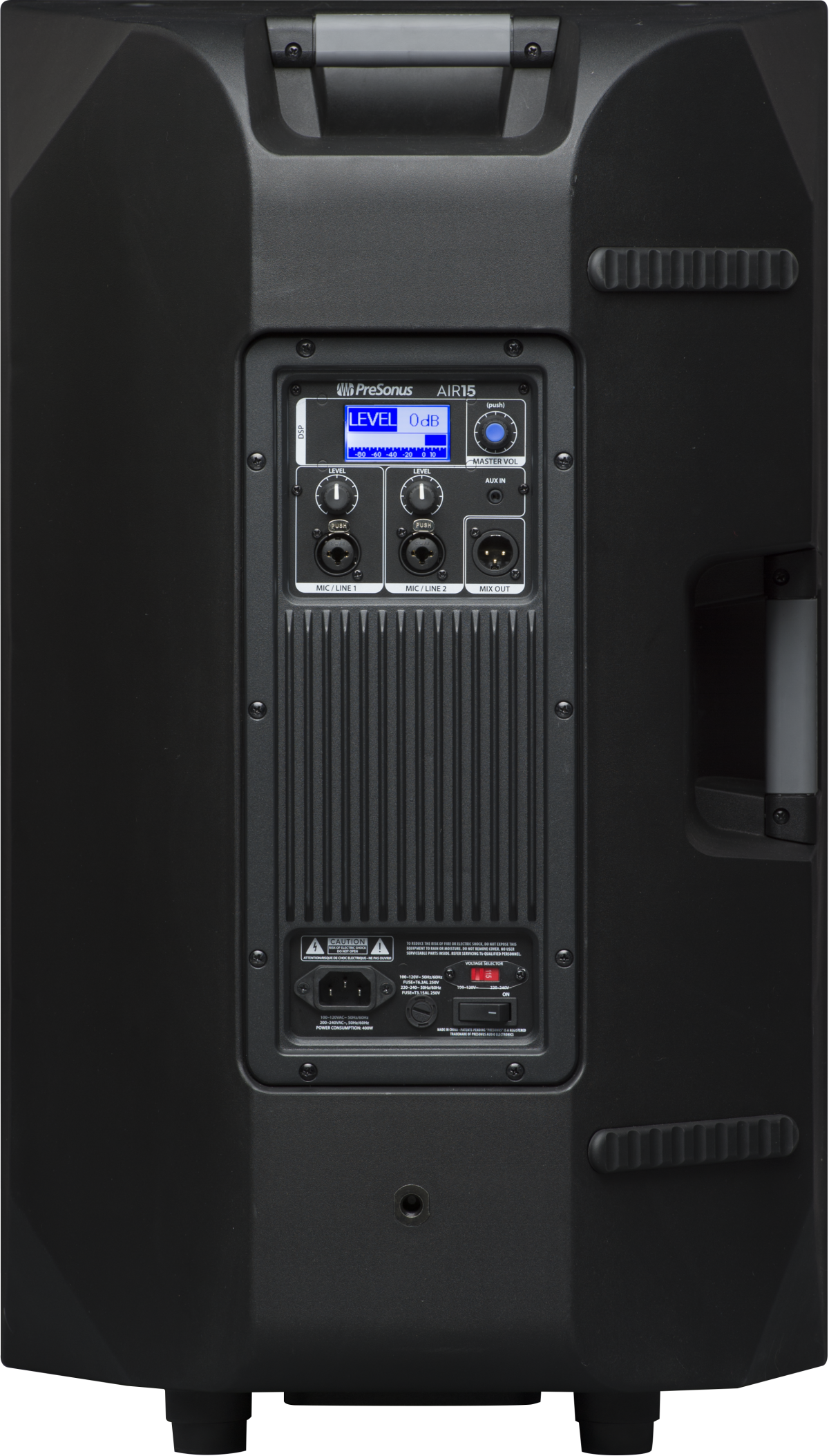 PreSonus® AIR15 2-Way Active Sound-Reinforcement Loudspeaker, Black 2779100103