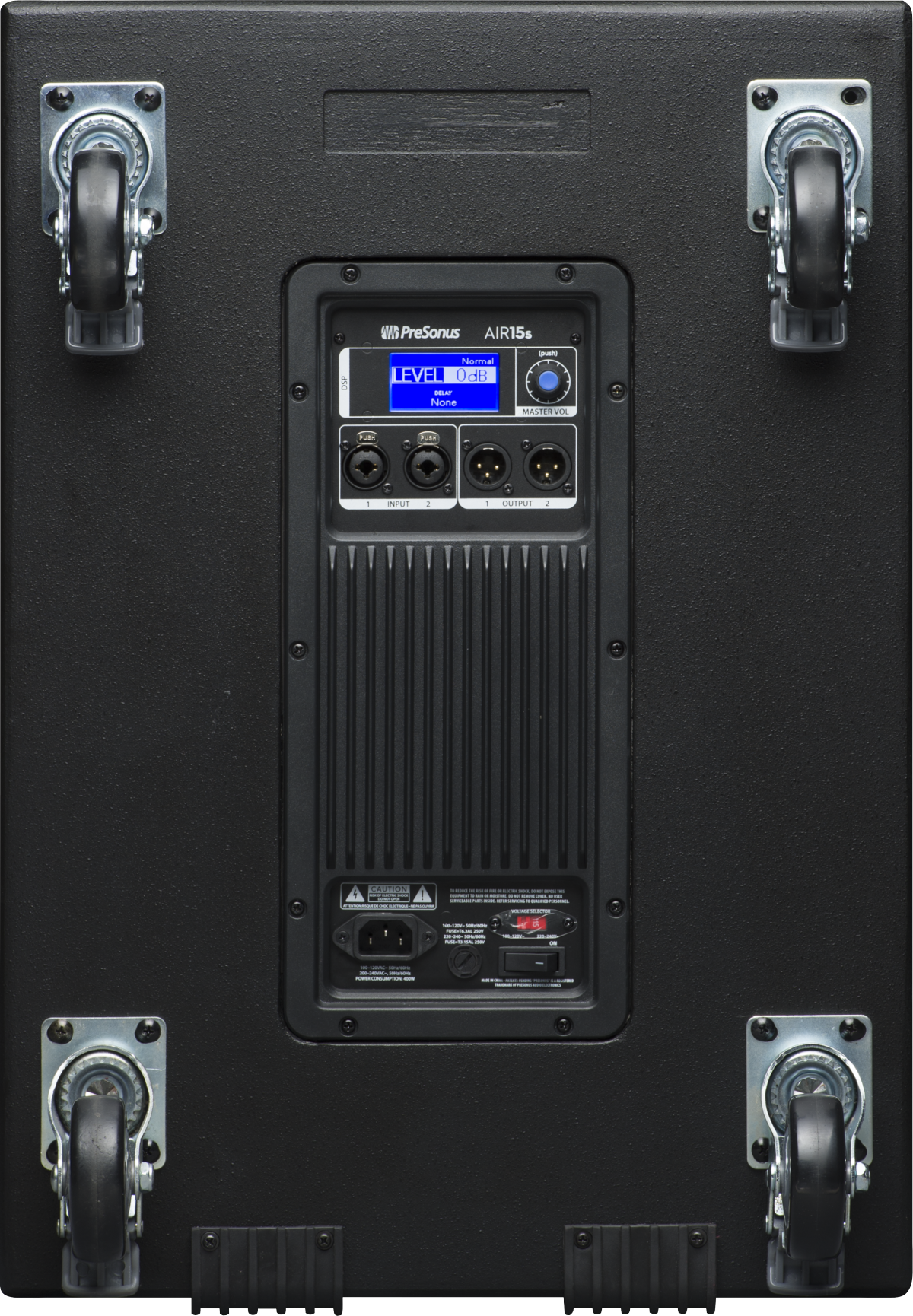 PreSonus® AIR15S Active Sound-Reinforcement Subwoofer, Black 2779100104