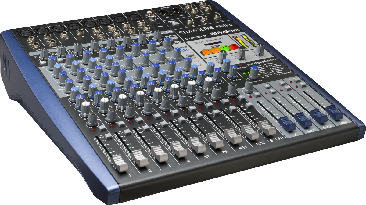 PreSonus® StudioLive® AR12c Analog Mixer, Blue 2779200101