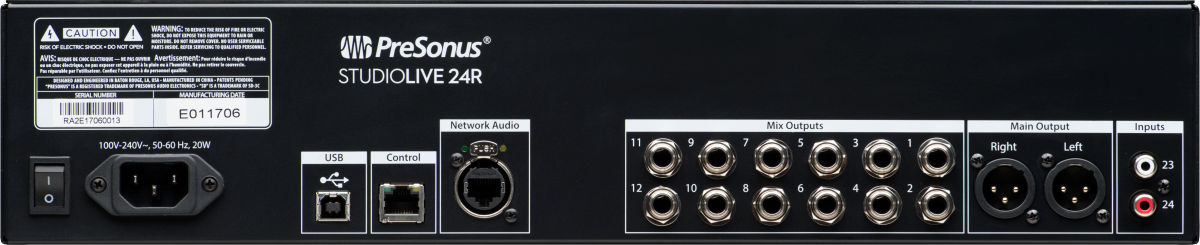 Item shown: PreSonus® StudioLive® Series III 24R Digital Rack Mixer, Black