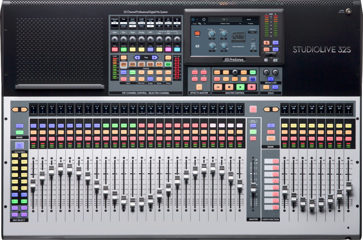 PreSonus® StudioLive® Series III 32S Digital Console Mixer, Gray 2779200401
