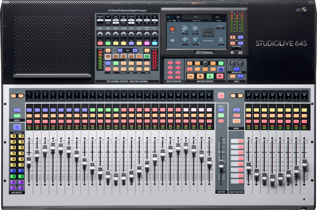 PreSonus® StudioLive® Series III 64S Digital Console Mixer, Gray