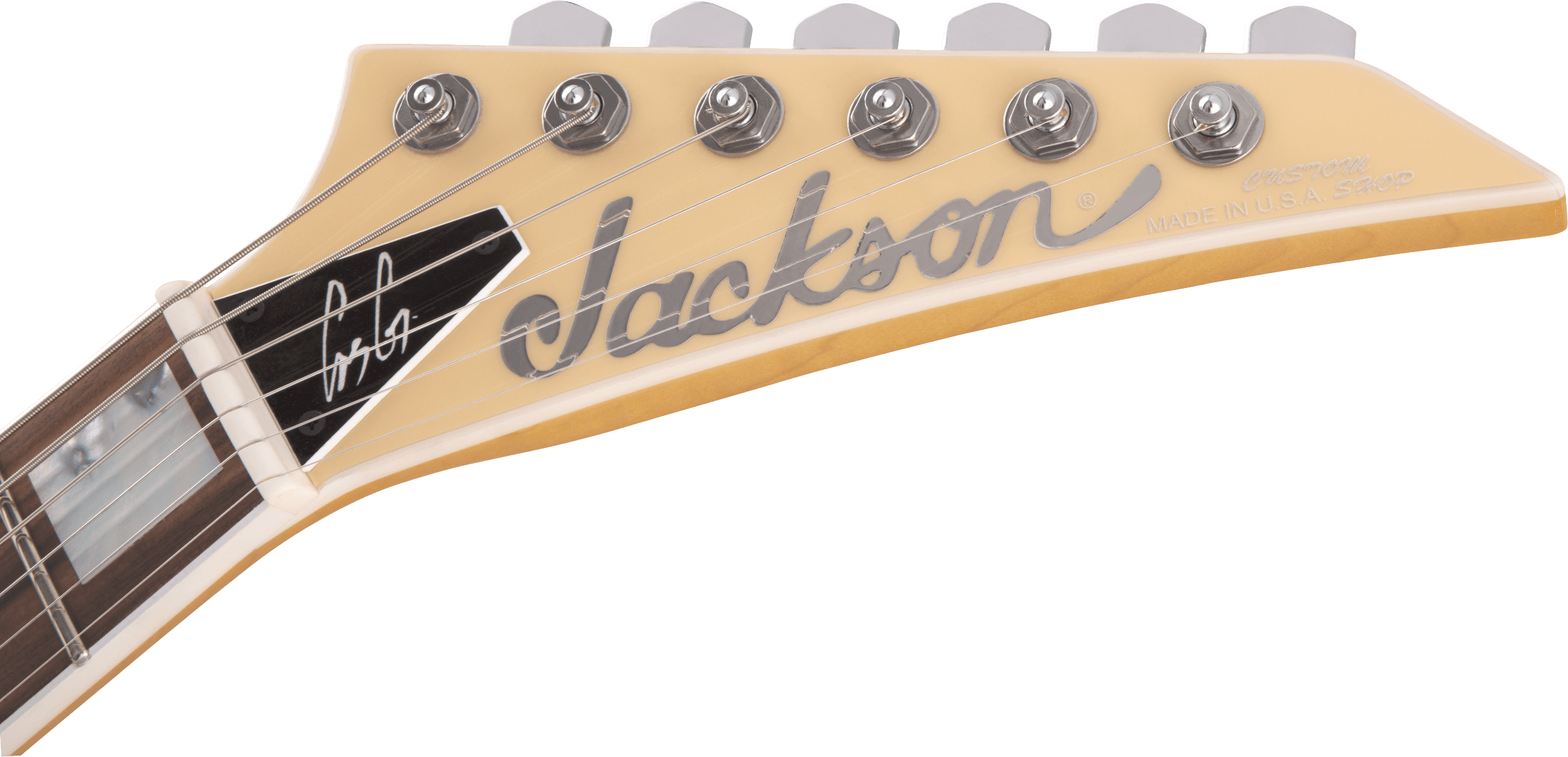 Jackson USA SIGNATURE GUS G. STAR Pau Ferro Fingerboard Ivory  2806895855