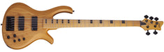 Schecter 5-string Electric Bass with Swamp Ash Body, Maple Neck Maple Fingerboard Active EQ Aged Natural 2853-SHC