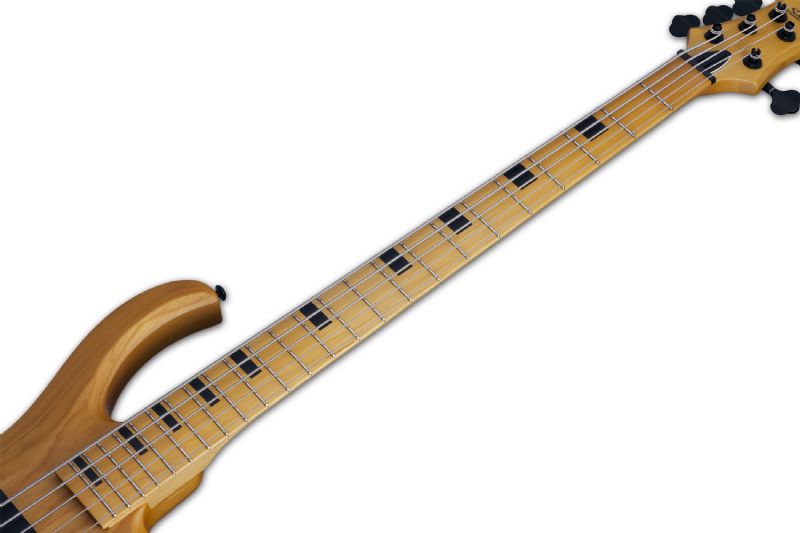 Schecter 5-string Electric Bass with Swamp Ash Body, Maple