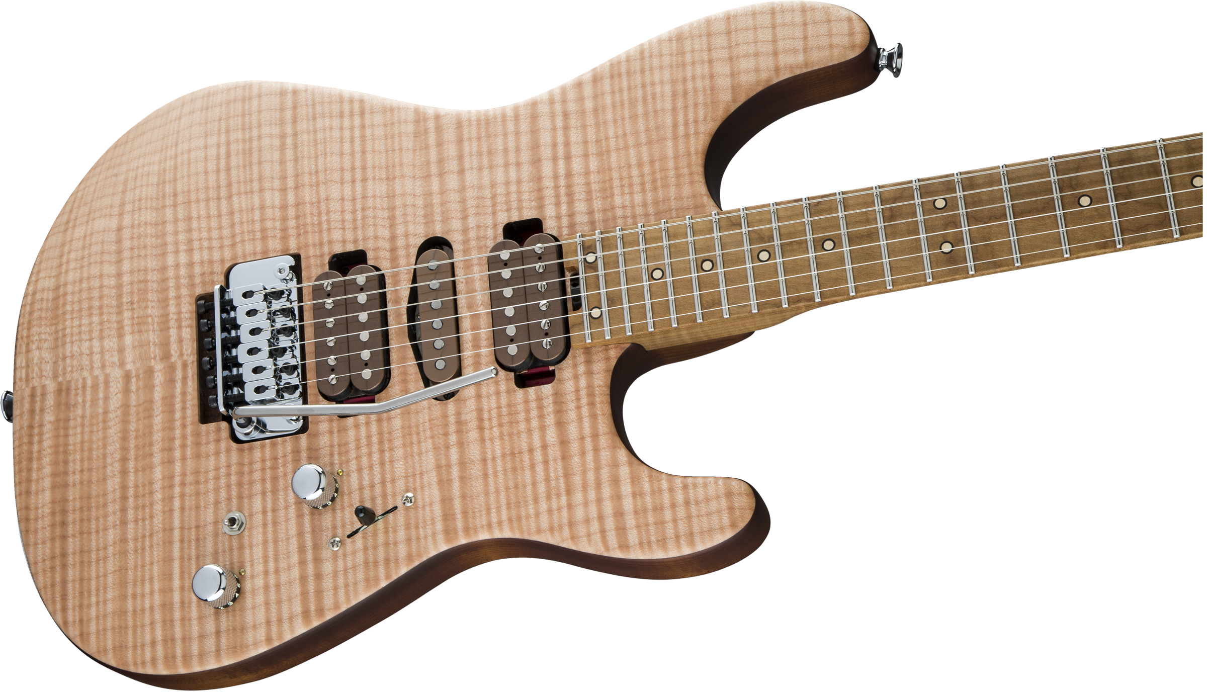 Charvel Guthrie Govan Signature HSH Flame Maple Caramelized Flame Maple Fingerboard Natural Model 2865434701