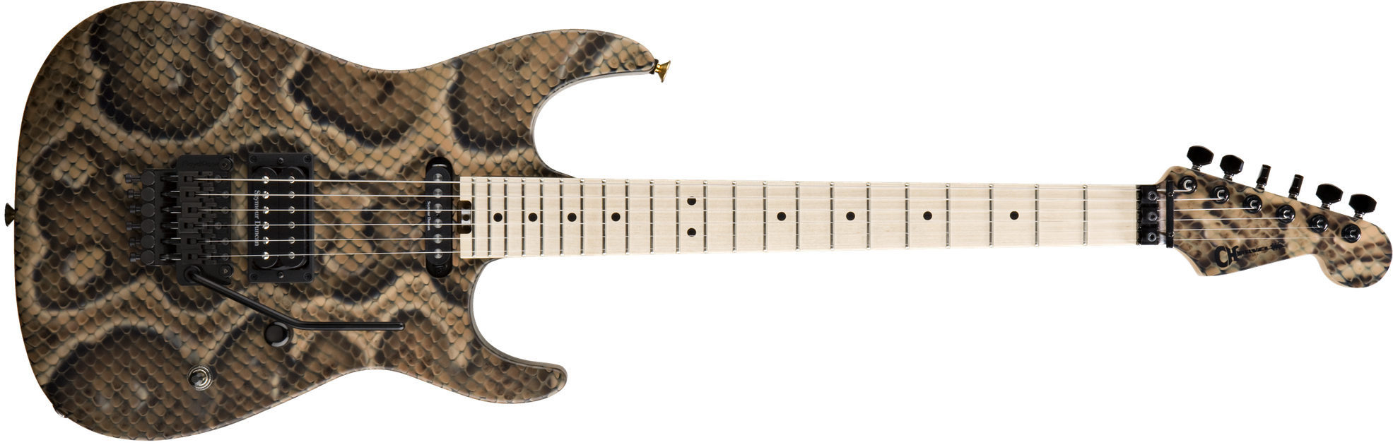 ギター Charvel USA Custom Shop Warren DeMartini Charvel Custom Shop USA Warren DeMartini Signature Snake SH Floyd