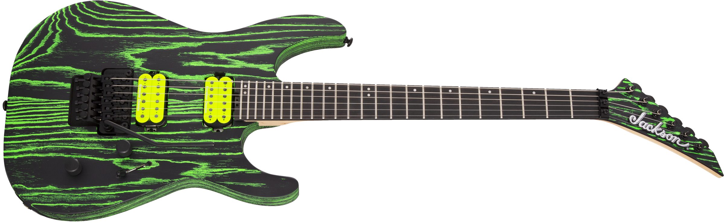 Jackson Pro Series Dinky DK2 Ash Ebony Fingerboard Green Glow