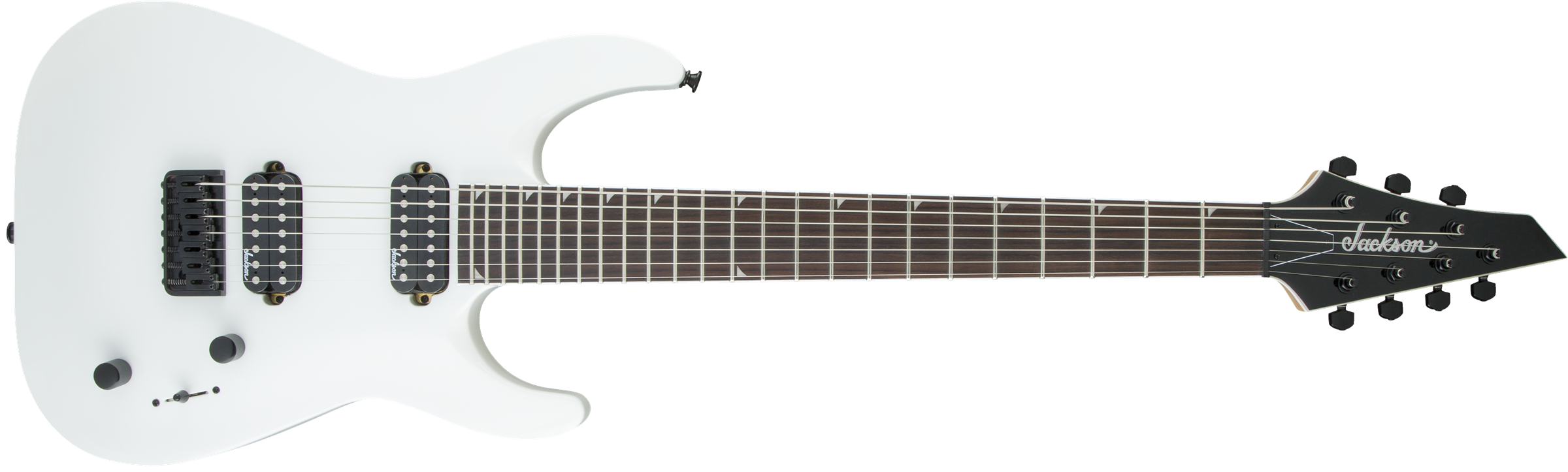 Jackson JS Series Dinky Arch Top JS32-7 DKA HT Amaranth Fingerboard Snow White