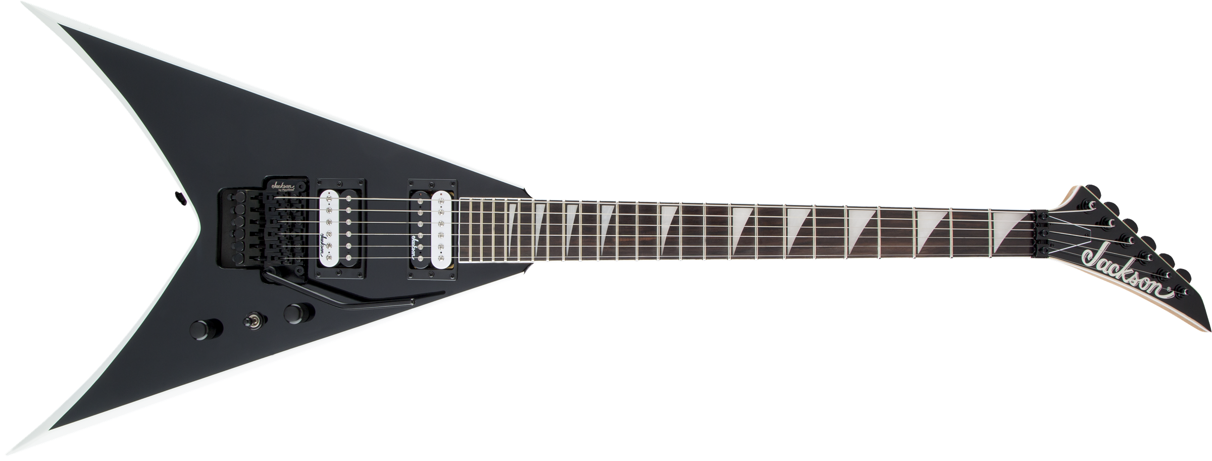 Jackson JS Series King V JS32 Amaranth Fingerboard Black with White Bevels