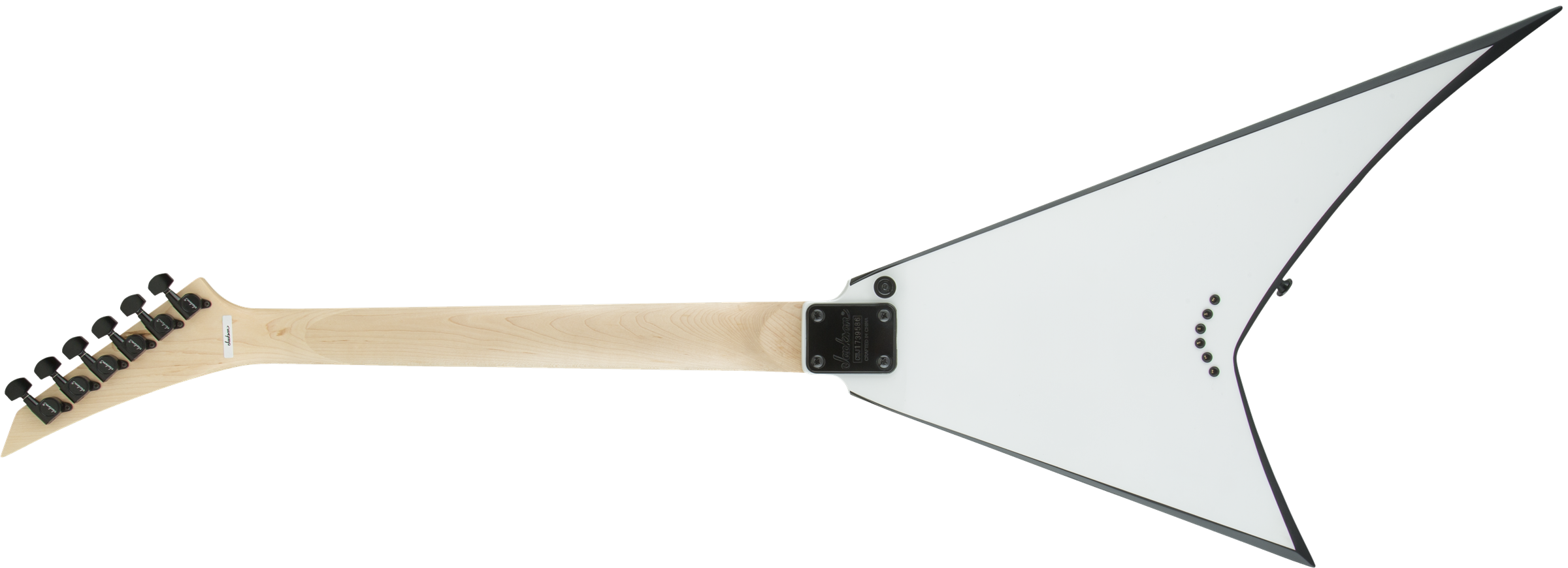 Jackson JS Series Rhoads JS32T Amaranth Fingerboard White with Black Bevels