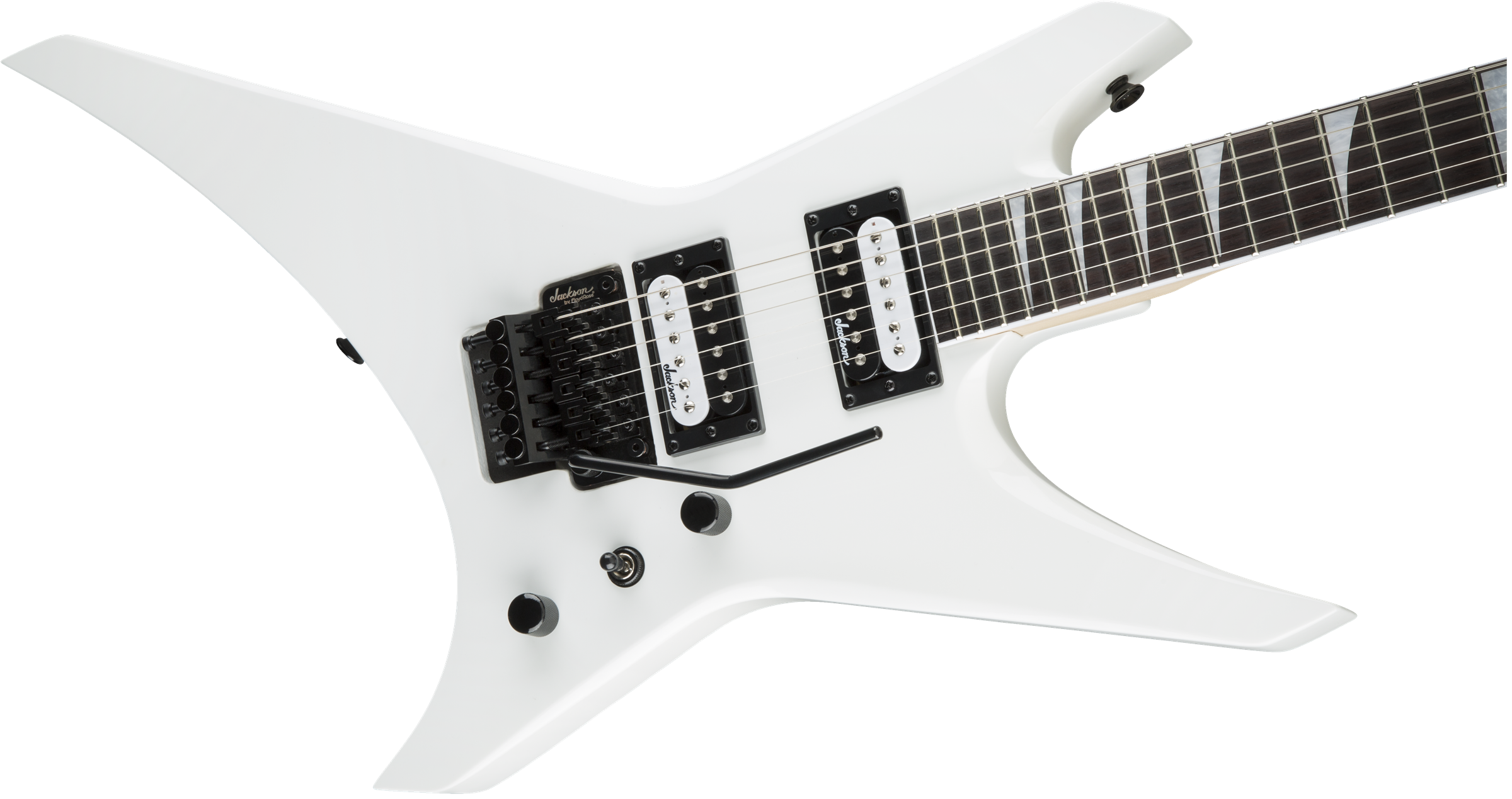 Jackson JS Series Warrior JS32 Amaranth Fingerboard Snow White