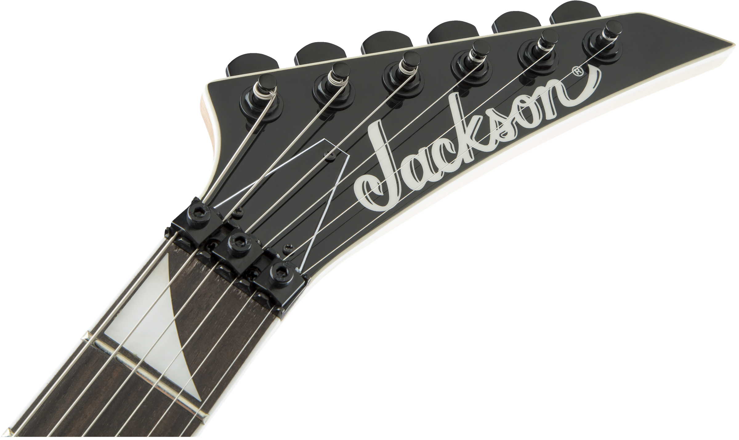 Jackson JS Series Rhoads JS32 Amaranth Fingerboard Black with White Bevels 2910137572