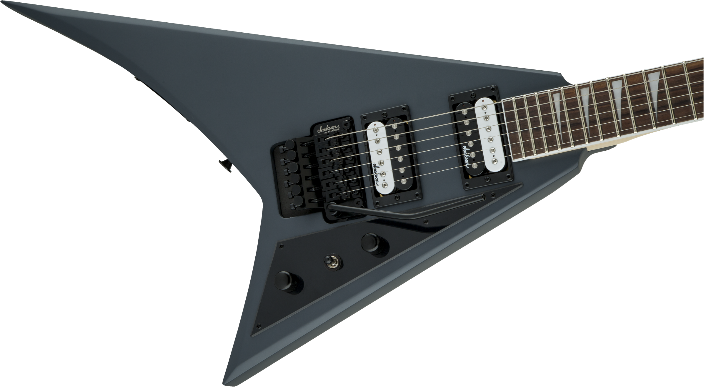 Jackson JS Series Rhoads JS32 Amaranth Fingerboard Satin Gray