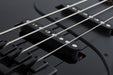 Schecter 4-string Electric Bass with Alder Body, Maple Neck Rosewood Fingerboard Gloss Black 2911-SHC