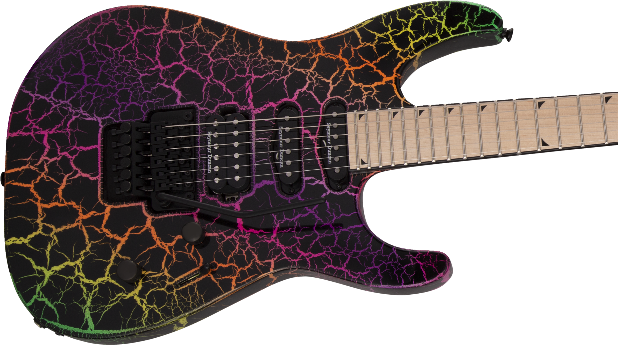 Jackson Pro Series Soloist SL3M Maple Fingerboard Rainbow Crackle 2911000500
