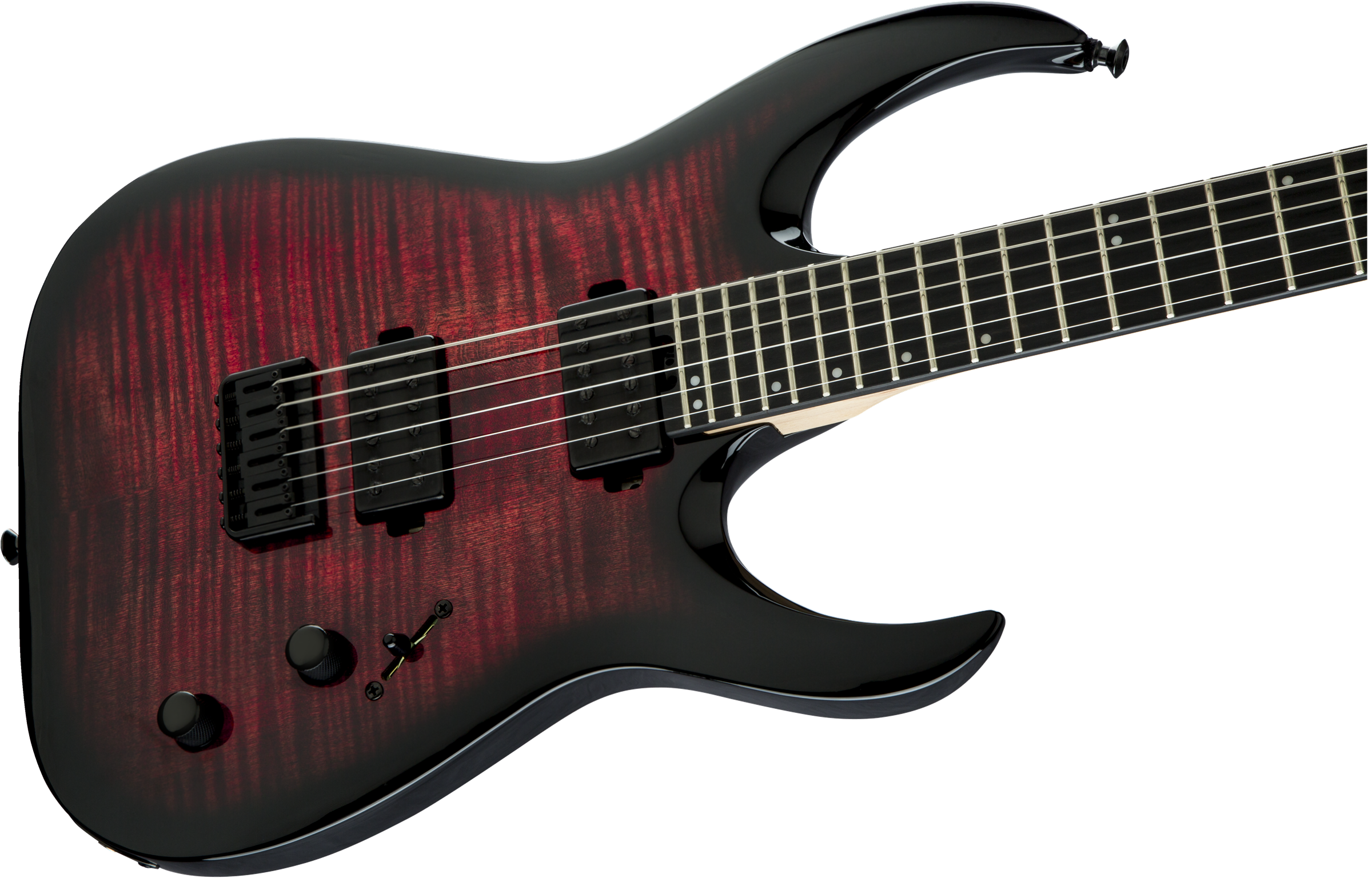 Jackson Pro Series Signature Misha Mansoor Juggernaut HT6FM Ebony Fingerboard Scarlet Burst