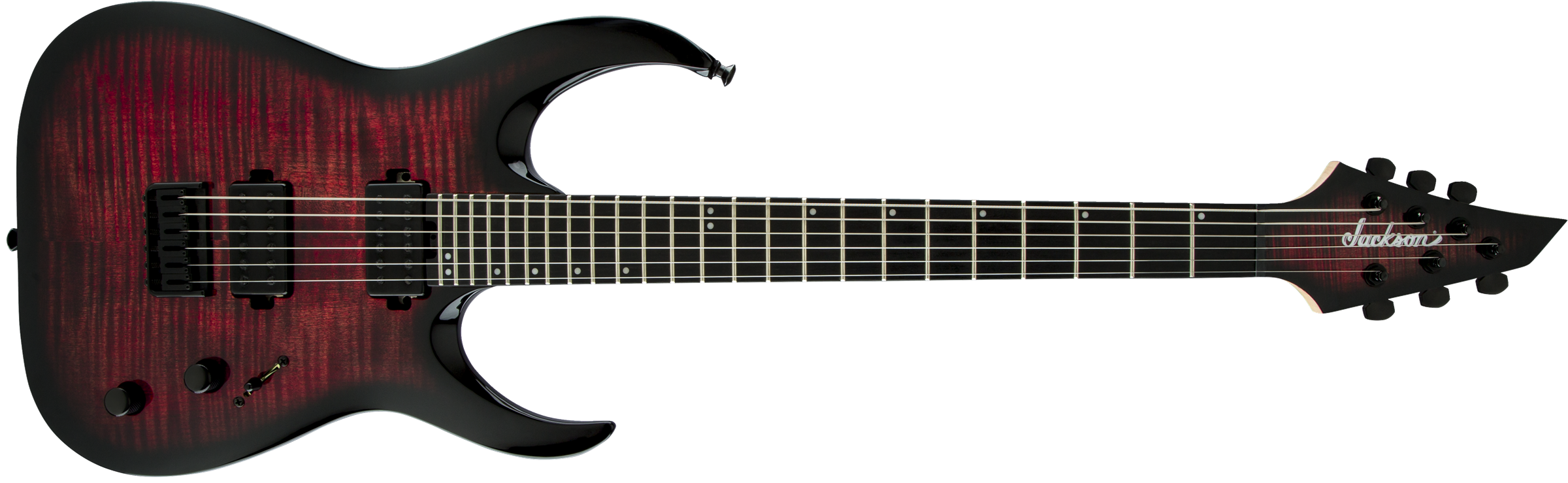 JACKSON Pro Series Signature Misha Mansoor Juggernaut HT6FM Ebony Fingerboard Scarlet Burst