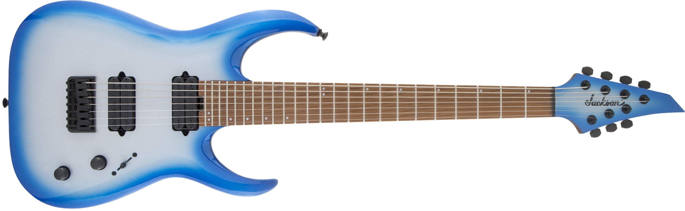 Jackson Pro Series Signature Misha Mansoor Juggernaut HT7 Caramelized Maple Fingerboard Blue Sky Burst 2019