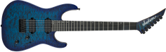 JACKSON  Pro Series Dinky DK7Q 7 STRING HARD TAIL IN Chlorine Burst