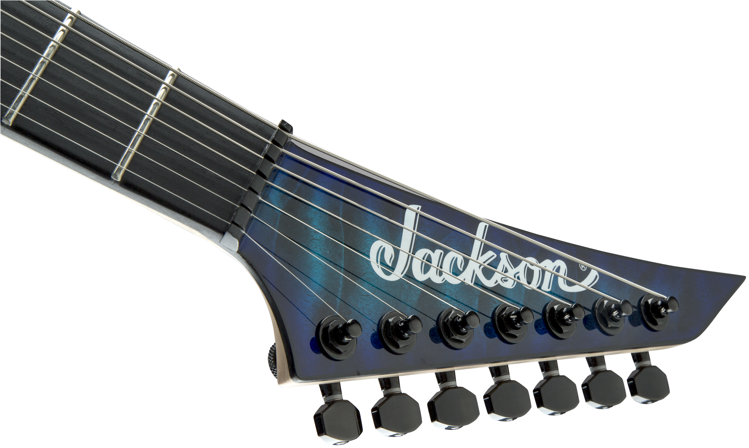 Jackson Pro Series Dinky DK7Q 7 STRING HARD TAIL IN Chlorine Burst