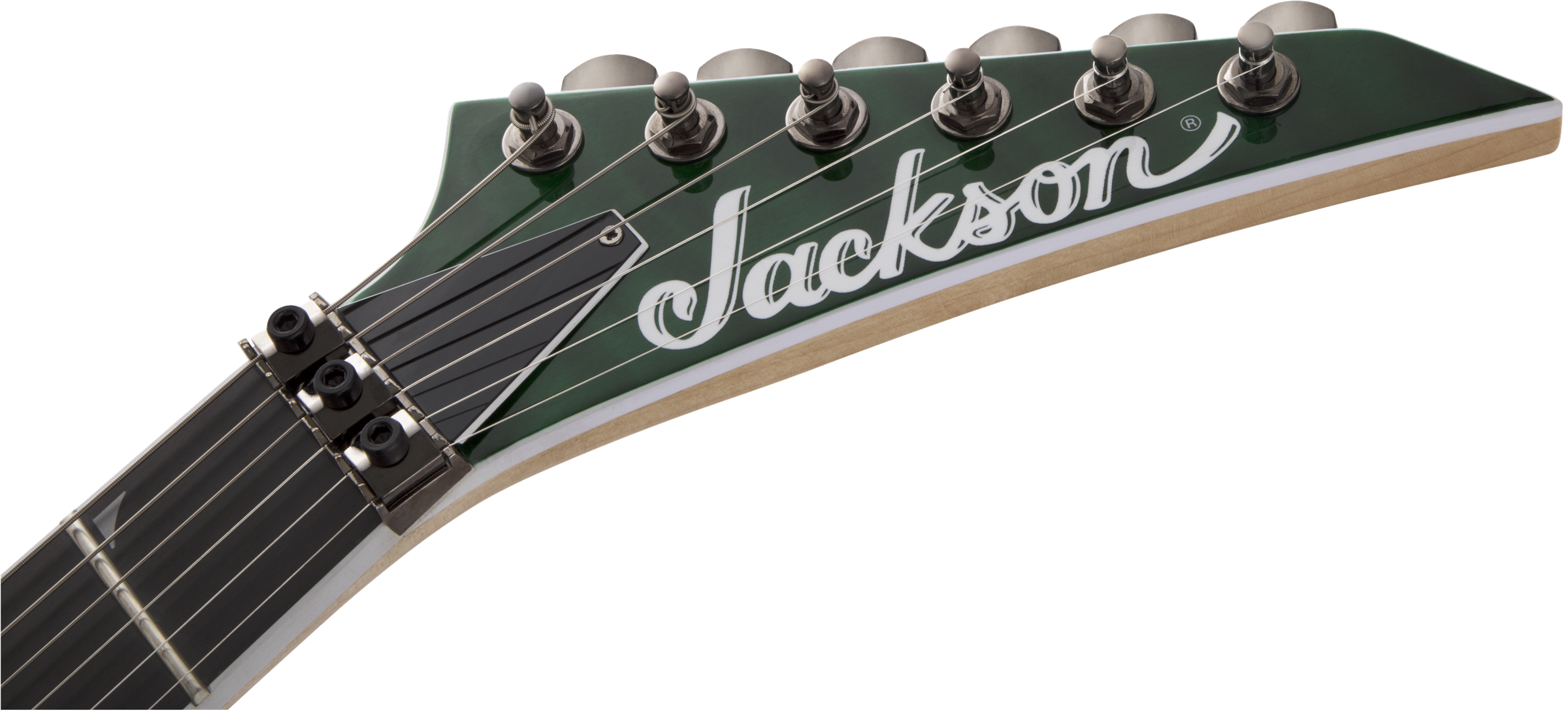 Jackson Pro Series Soloist SL2Q MAH Ebony Fingerboard Transparent Green 2914223587 SERIAL NUMBER ISJ2106943 - 7.2 LBS