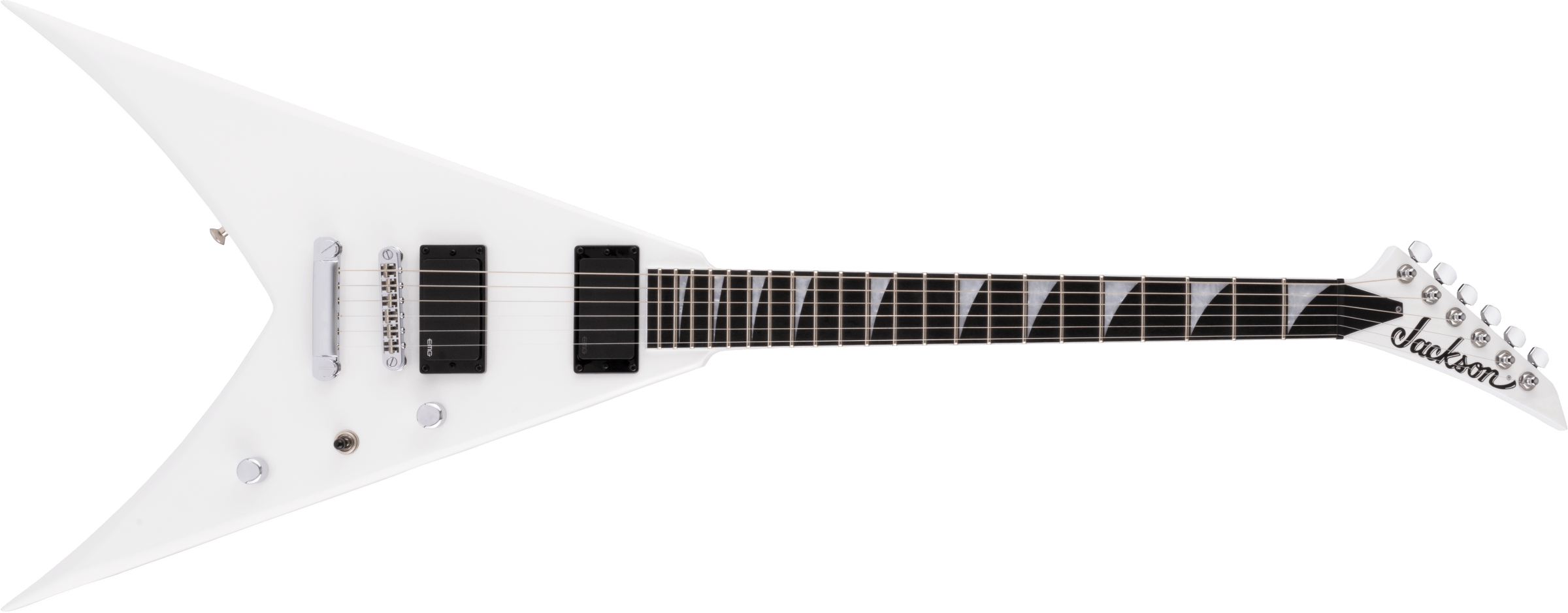 2025年新作 Jackson Pro White Snow Fingerboard Ebony KVTMG V King Series ギター