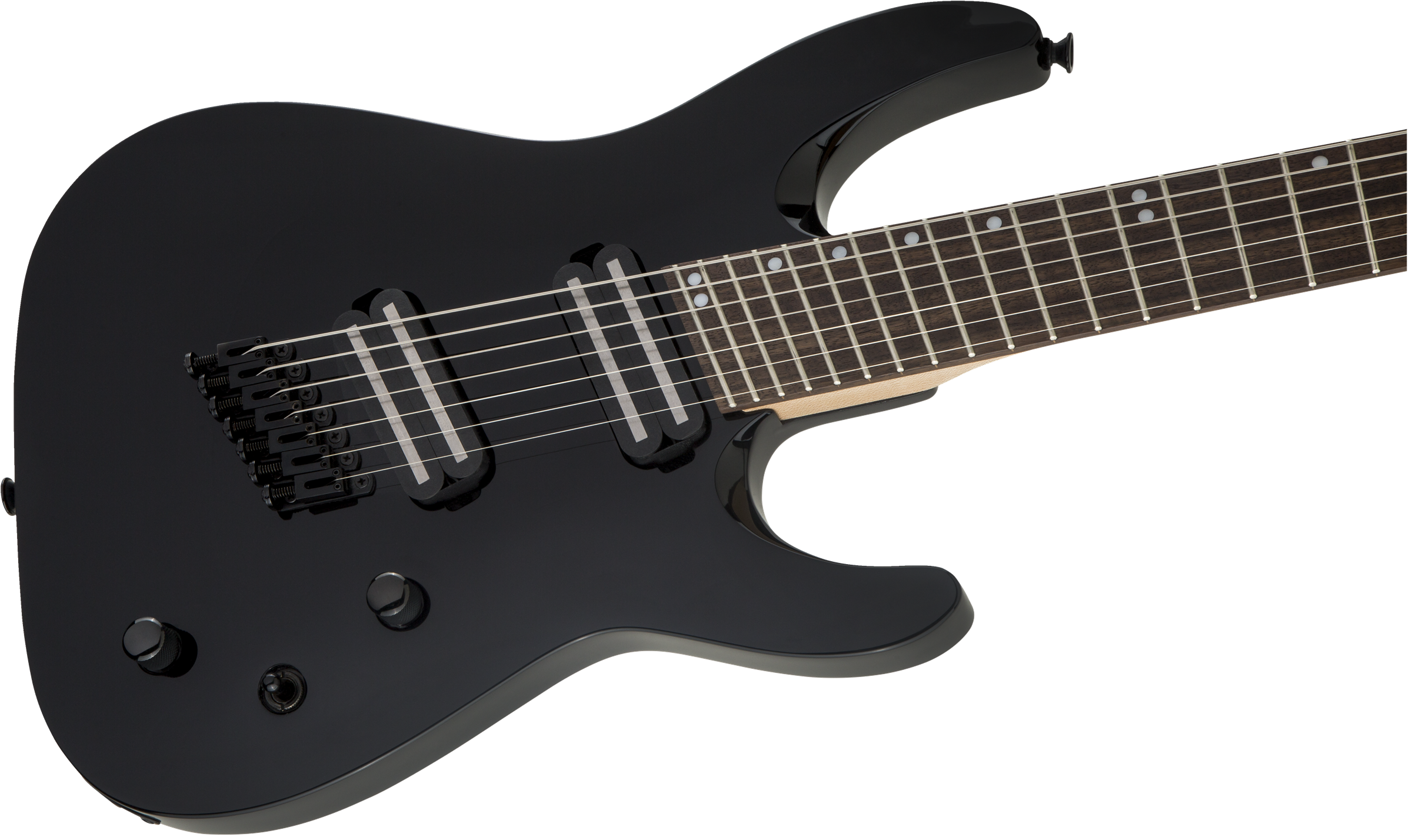 Jackson X Series Dinky Arch Top DKAF7 MS  Multi-Scale Gloss Black