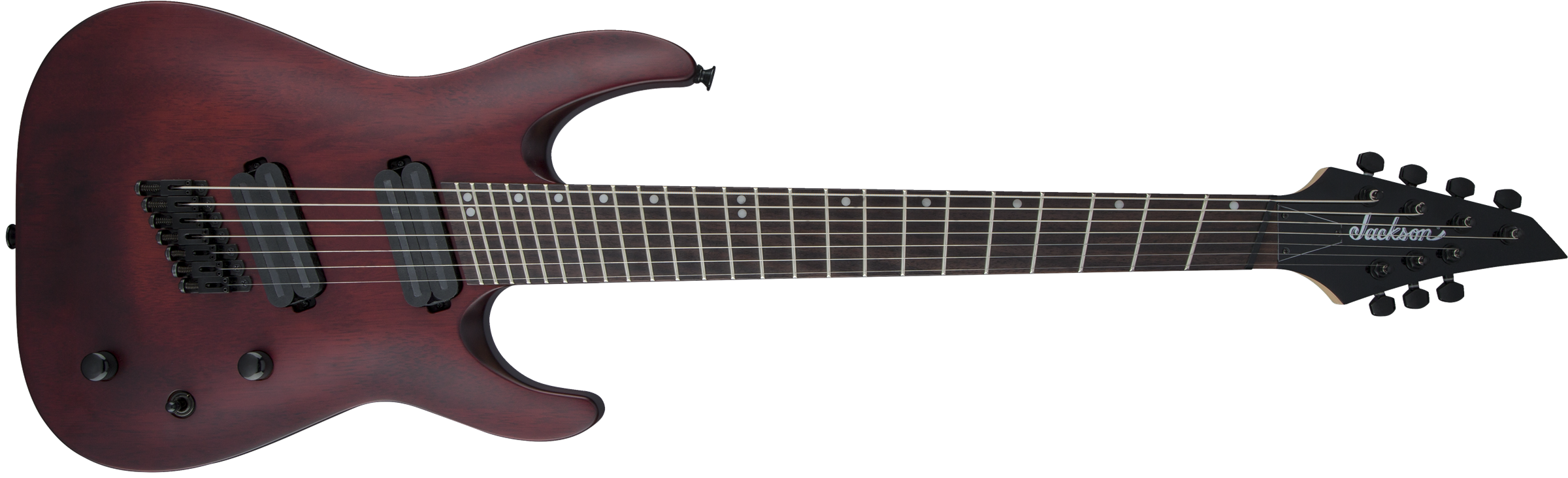 Jackson X Series Dinky Arch Top DKAF7 MS Multi-Scale Stained Mahogany