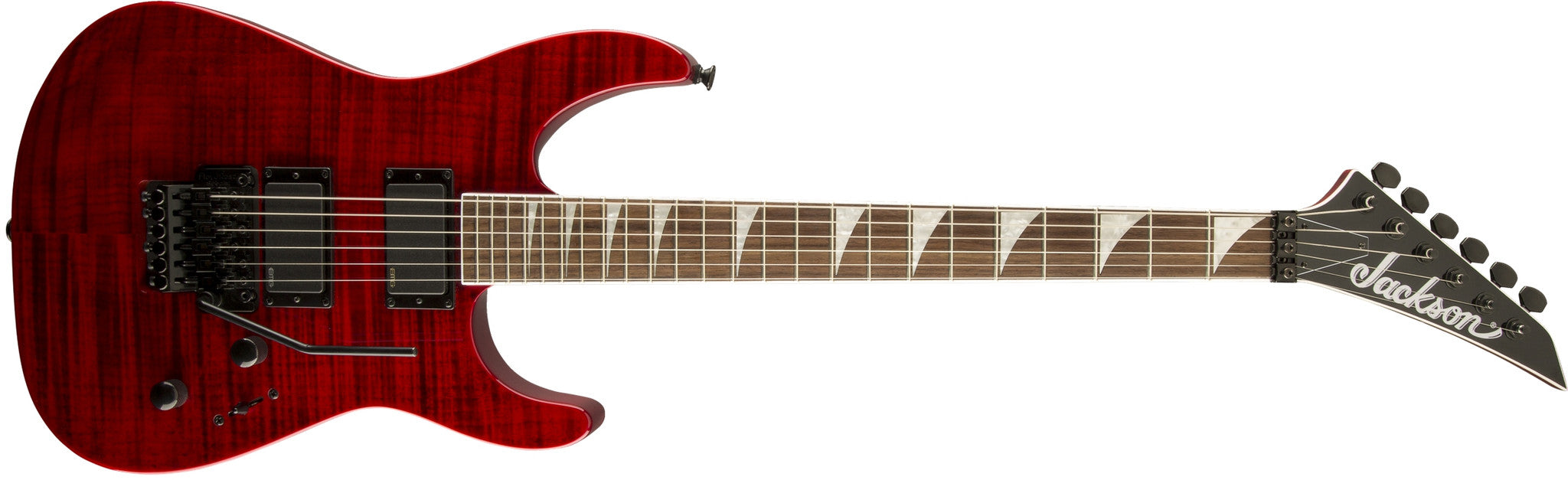 Jackson SLXFMG Soloist, Rosewood Fingerboard, Transparent Red 2916341503 - L.A. Music - Canada's Favourite Music Store!