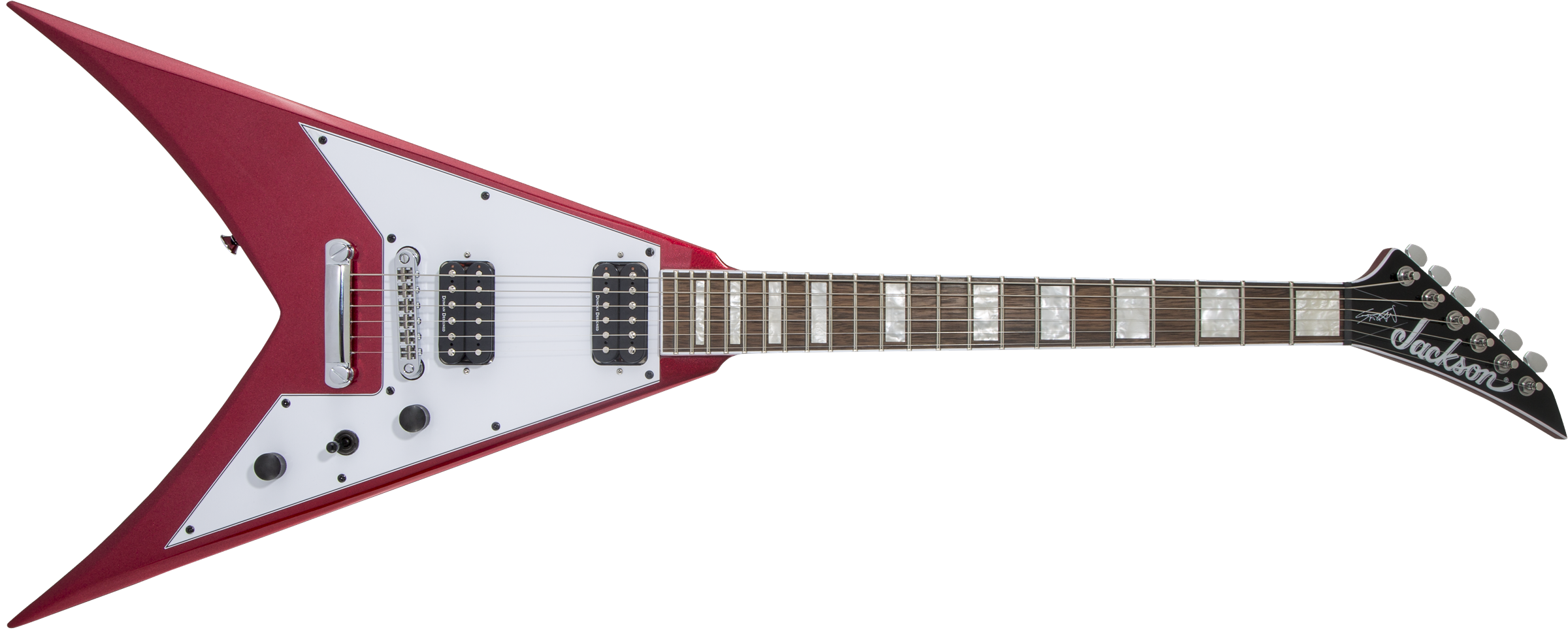 Jackson X Series Signature Scott Ian King V KVXT Candy Apple Red