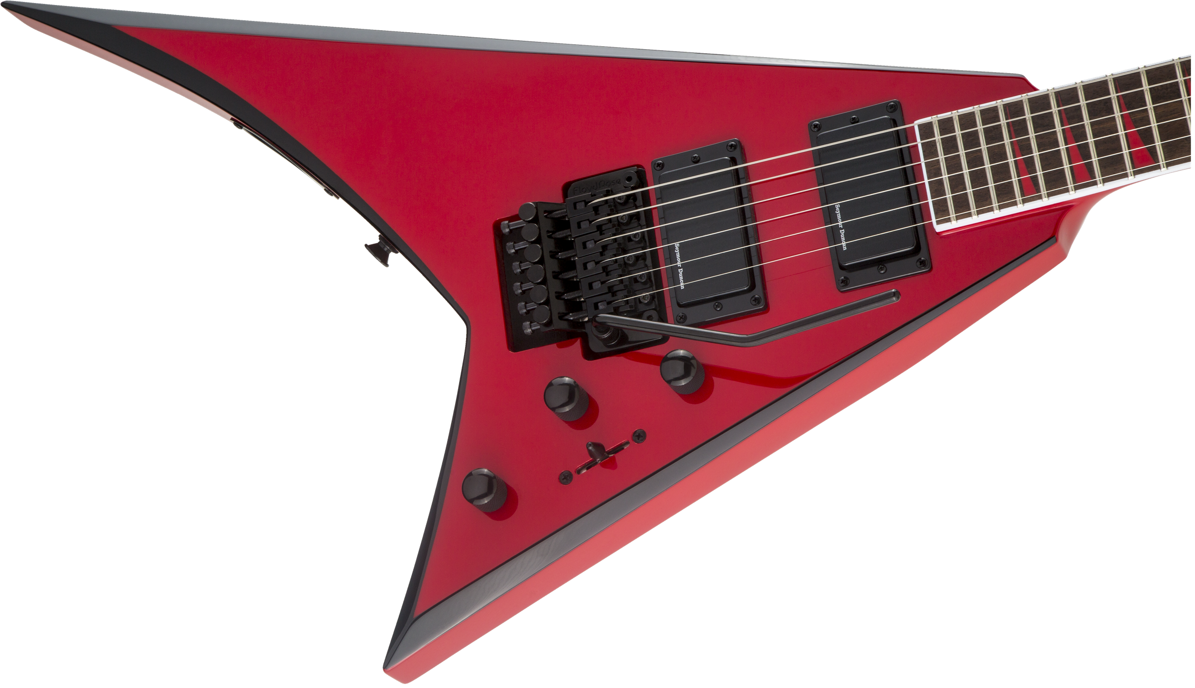 Jackson X Series Rhoads RRX24 Red with Black Bevels L.A. Music