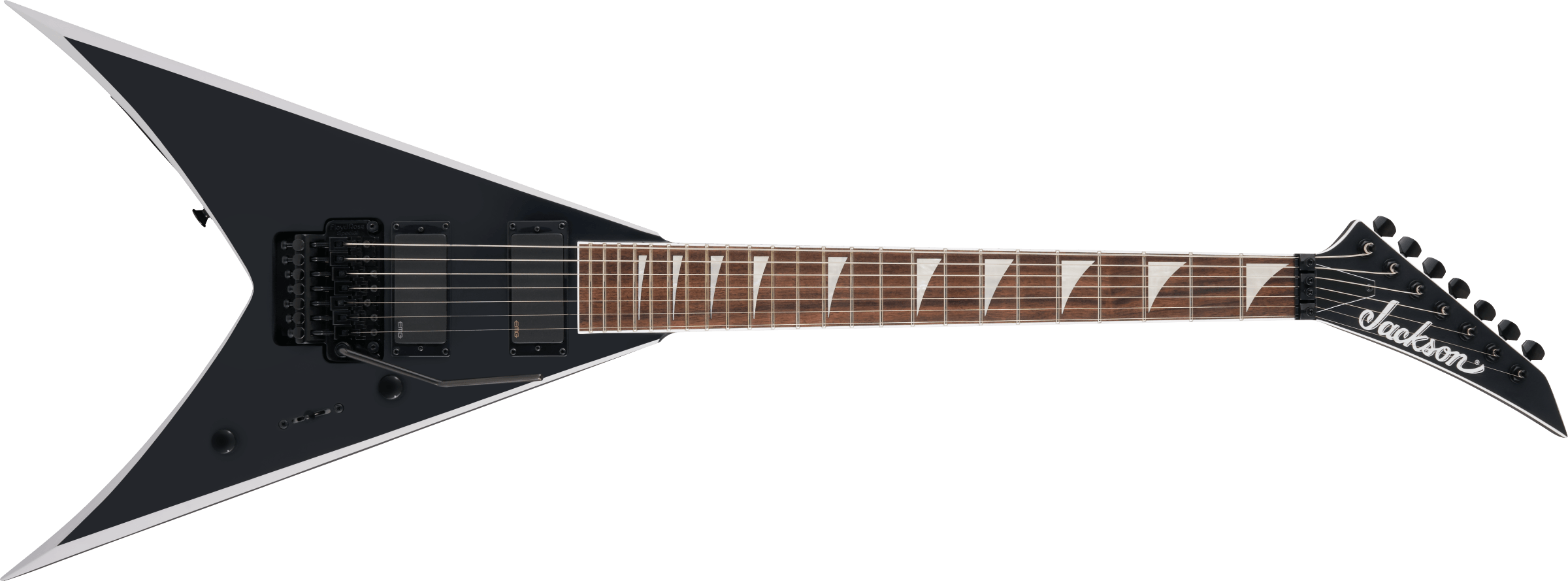 Jackson X Series King V™ KVX-MG7, Laurel Fingerboard, Satin Black with Primer Gray Bevels 2916417568