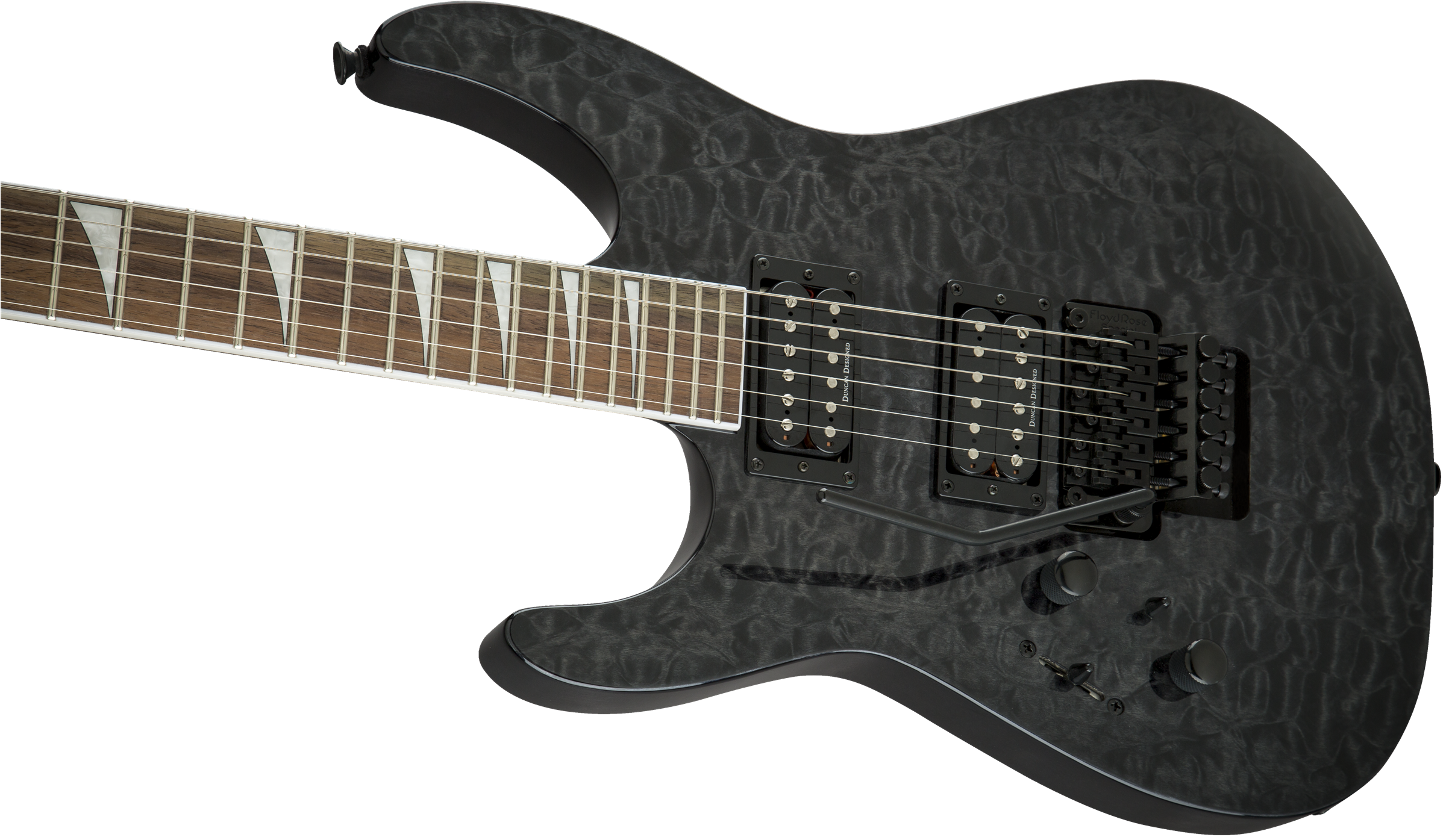 Jackson X Series Soloist SLXQ LH Laurel Fingerboard Transparent Black