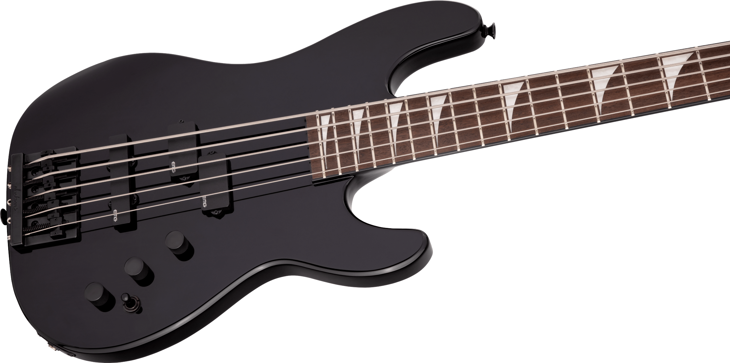 Jackson X Series Signature David Ellefson 30th Anniversary Concert Bass CBX V Laurel Fingerboard Gloss Black