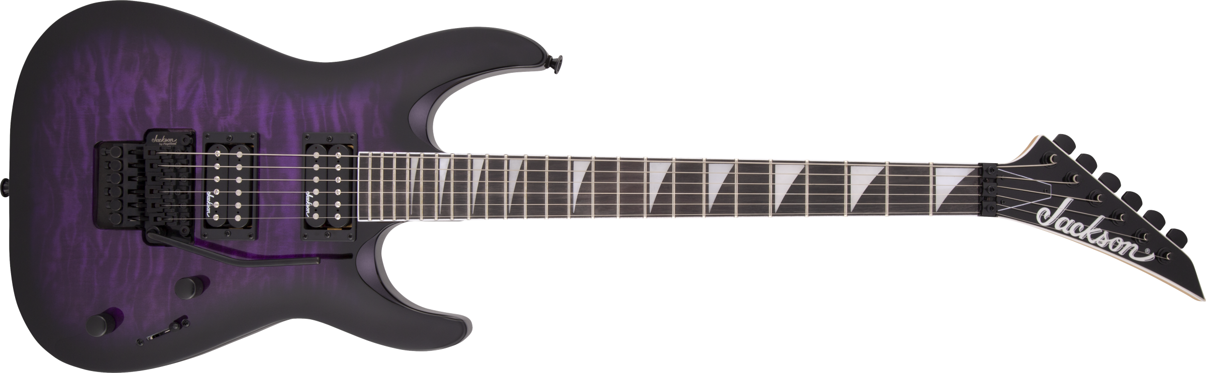 Jackson S Series Dinky Arch Top JS32Q DKA Amaranth Fingerboard Transparent Purple Burst 2918804592