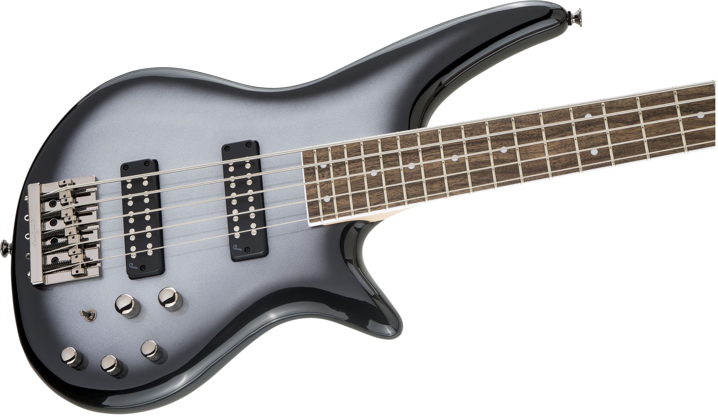 Jackson JS Series Spectra Bass JS3V Laurel Fingerboard Silverburst