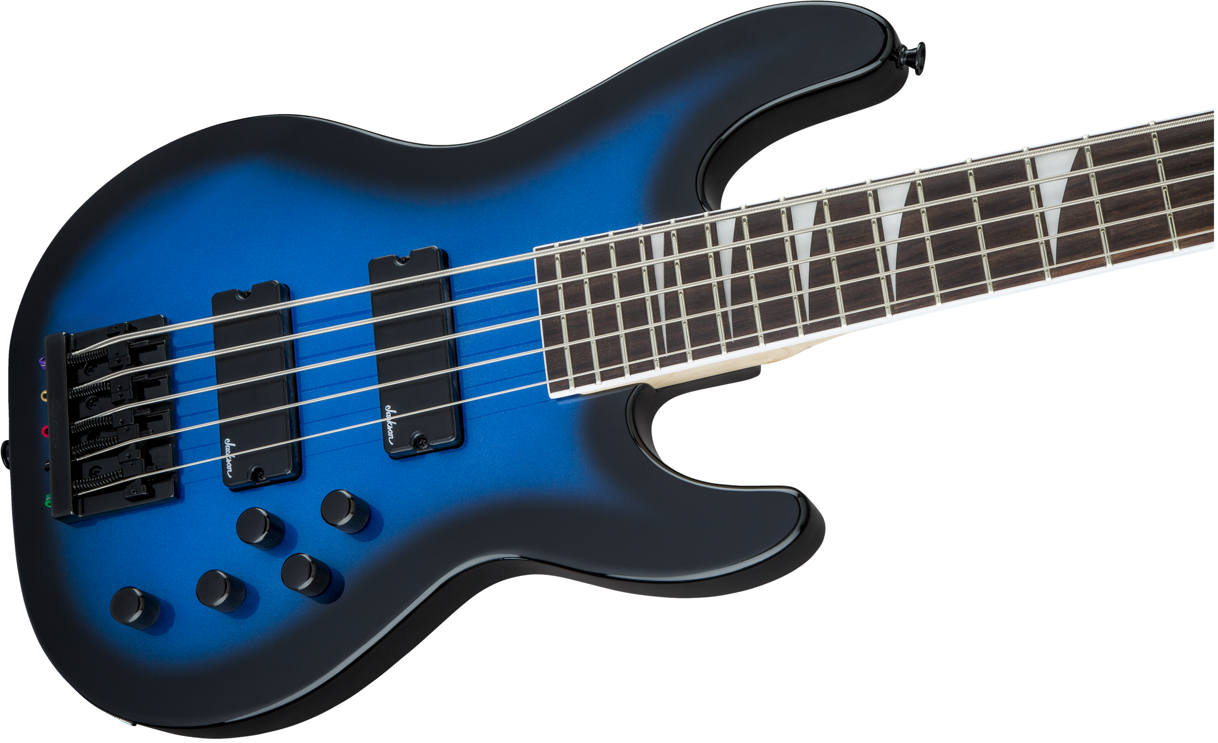 Jackson JS Series Concert Bass JS3V Amaranth Fingerboard Metallic Blue Burst